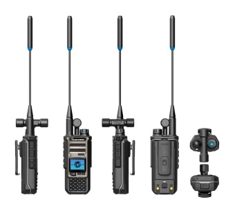 Многодиапазонная рация Quansheng TK11(8) 10W Type-C - виды сбоку, сверху, снизу