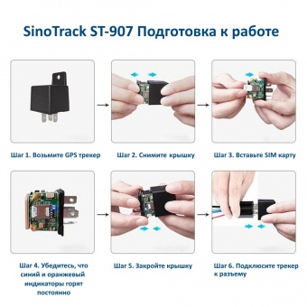 Автомобильный GPS-Трекер Sinotrack ST-907